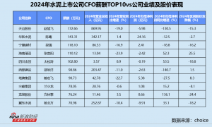 水泥业CFO群体观察：海南瑞泽张贵阳在岗近10年 上峰水泥孟维忠最高学历中专