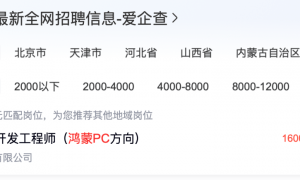 鸿蒙电脑将上市：有开发工程师岗位3万月薪招人，鸿蒙距离Windows有多远？